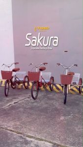 ชุดจักรยานแม่บ้านสามล้อ TIGER รุ่น SAKURA 20 นิ้ว เบาะและตะกร้าหลังขนาดใหญ่พิเศษ 99% วงล้ออลูมิเนียม