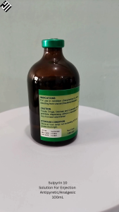 Sulpyrin 10 Antipyretic/Analgesic FOR ANIMALS/FOR VETERINARY USE ONLY 100ML