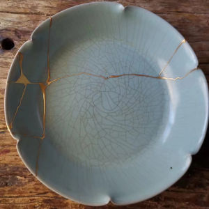 Đồng Cốc Sứ Pha Trà Bằng Gốm Sứ Sửa Chữa Miệng Cốc Tay Cầm Khuyết Thủ Công Nghệ Vàng Bạc Đồ Dùng Ăn Uống Dụng Cụ Pha Trà