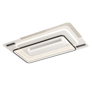 DGY | Bladeless Ceiling Fan Light for Living Room Restaurant Bedroom Silent Modern Simple