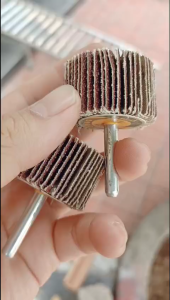 Nhám xếp trụ Ø 6mm Đường kính ráp 4 cm - Độ nhám P80 – Phụ kiện mài làm mịn bề mặt