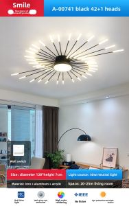 Smile | Luxurious Simple Modern Nordic Style Ceiling Light