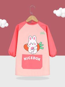 ผ้ากันเปื้อนกันน้ําสําหรับเด็ก ใส่ได้ 2 ด้าน ผ้ากันเปื้อนเด็กชายและเด็กหญิง เด็กทารก เสื้อผ้าป้องกันการวาดภาพสกปรกเสื้อผ้าป้องกันอนุบาลกินผ้ากันเปื้อน