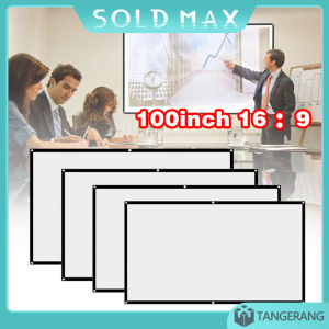 Layar Proyektor Berkualitas Tinggi & Portable 100 inch