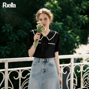puella | Color Block Loose Fitting Blouse
