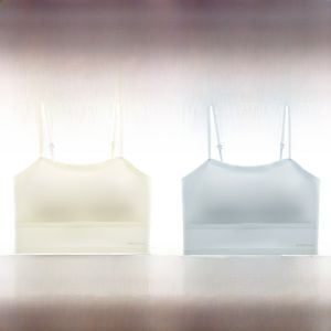 MiiOW | เสื้อกั๊กสายเดี่ยวหลังสวยสำหรับผู้หญิง เสื้อชั้นในไร้ตะเข็บแบบสวมได้ทั้งภายในและภายนอก ทรงเข้ารูป ฤดูร้อน 2025 ผ้าไนลอน สีพื้น