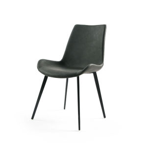 Modern Simple Designer Leather Dining Chair Home Use Chair with Backrest for Table Italian Minimalist Style Restaurant Chair