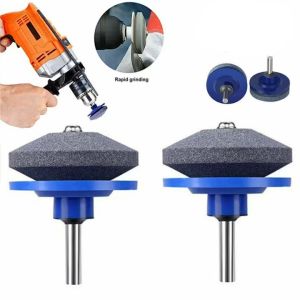 5pcs Alat Pengasah Penajam Mesin Potong Rumput Rotary Tool Gerinda Bor Potong Asah Batu Asah