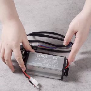 Power Converter Thickened Metal Shell AC 110V‑245V To DC 12V 25A EU Plug For 2KW‑8KW Parking Heater RV Truck Garage Power Supply