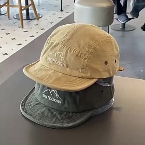 WRELS | Summer Baseball Cap Men Women Sunshade Outdoor Mountaineering Visor Hat Short Brim Anti-UV Hiking Camping Duckbill Travel Hat