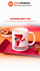 Souvenir Mug 17 Agustus - mug merah putih