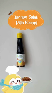 GROUU Kecap Manis Asin 145ml / Kecap MPASI Organik Bayi Anak / Sweet Soy Sauce GROU BANDUNG