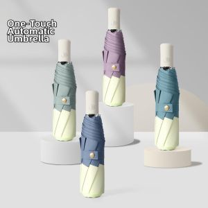 Self Open Close Rain and Sun Umbrella 3 Fold