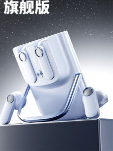 High Definition Sound Wireless Charging Earphones with Magnetic Back Clip Mobile Phone Stand Multi-Function Gaming Headsets