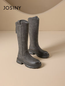 Josiny | Thick Soled Long Boots for Petite Women