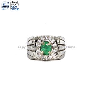 Natural Batu Permata Emerald Berly Zamrud Colombia Ce Minor EBZC15