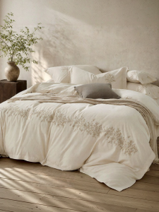 Mercury | Luxurious Four-Piece Bedding Set 100% Linen Cotton