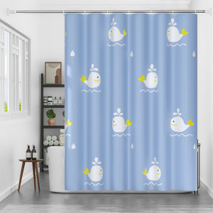 Bathroom Curtain Bathroom Curtain Thickened Mildew-Proof Shower Curtain Cloth Shower Curtain Shower Room Partition Waterproof Curtain Bath Curtain Bathroom
