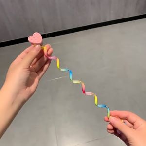 BW-C1167 Ikat Rambut Bergulir Anak Perempuan Motif Lucu / Karet Ulir Pita Kabel Ikat Rambut Spiral