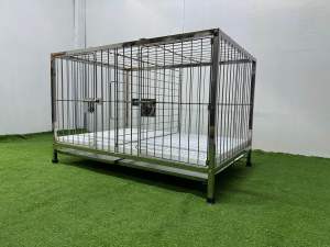 2x3x2 ft 2door (3/4x3/4) frame stainless 304 dog cage