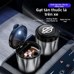 MENGDAO | Covered Anti-Smoke Multi-Function Car Ashtray
