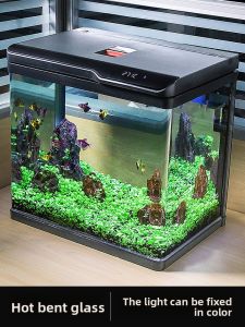 Sunsun | Small Luxury Aquarium for Home 3D Curved Glass Fish Tank