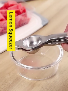 Stainless Steel Lemon Squeezer Manual Hand Press Citrus Juicer Orange Lime Pemerah Limau 榨汁器