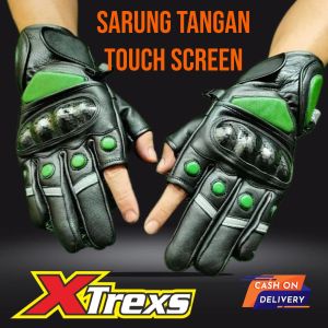 PROMO SARUNG Tangan Motor Balap Full Kulit Aslli Full Protector TERMURAH Di GL Store Kulit