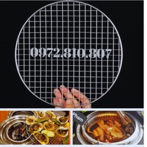 Vỉ Nướng BBQ Bằng Thép Không Rỉ Có Đủ Mọi Kích Cở Vỉ Nướng Bếp Than Hoa