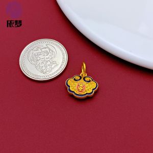 สร้อยข้อมือ DIY แฮนด์เมด Mini Golden Ingot Sand Gold Beads Lock Buckle パワーストーン อุปกรณ์ทำเครื่องประดับ สร้อยข้อมือ