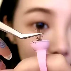 10D C Curl D Curl 6-14mm Individual False Eyelash Extension Pure Natural Style High Quality Lashes Pink for Natural Grafting