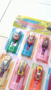 Mobil Mobilan Balap Tato Besi Meluncur 1 Lembar 12 Pcs