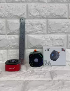 Speaker Bluetooth RGB VTE-V6 Wireless Speaker Mini Portable Besi Super Bass Speaker Waterproof