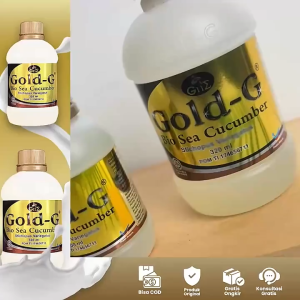 Jeli Gamat Gold G 500 ml Herbal Pegal Linu Sea Cucumber Jelly Gold-G Jely Teripang Emas Rematik