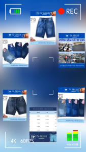 (TP1990) Quần Sooc Quần Đùi Quần Short Jean Nam Form Ống Vừa Gam Màu Xanh Nhạt Sang Trọng Dễ Phối Đồ  - TP Jeans