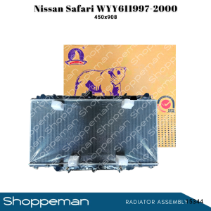 15344 NISSAN SAFARI WYY61 1997-2000 MODEL RADIATOR ASSEMBLY A/T 450x908x36mm PA36 1ROW