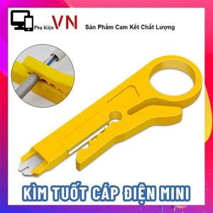 Kìm Tuốt Vỏ Dây Điện Mini Đa Năng - Dao Cắt Cáp Mạng INTERNET - Dao Tuốt Dây Điện Nhỏ Gọn Dễ Sử Dụng Tiện Lợi