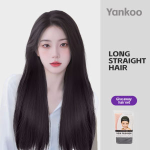 รักวิกผมแรก: หมวกยาวผมตรงขนปุยธรรมชาติ-เรียบเหมือนจริงทันสมัยและหรูหราตรงกลางพรากจากกัน