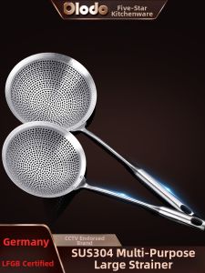 Olodo | Large Stainless Steel Slotted Spoon