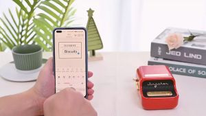 NIIMBOT B21 B21S B21PRO Bluetooth Thermal Label Printer Ink Free Mini Portable Thermal Printer Labels Maker with free Tape Label Sticker Inkless for Clothing Jewelry Tag Supermarket Retail Store Home Labeling Barcodes Price Name Printing - VMI Direct