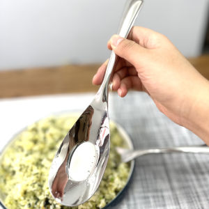 Long Handle Thick Stainless Steel Tablespoon