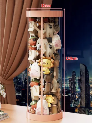 Clear Large Capacity Storage Bin for Plush Toys