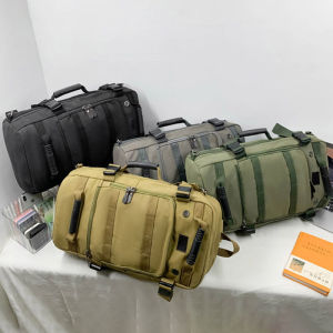 20-35L Multi Compartment Large Capacity Men Womens Backpacks Carrying Crossbody Canvas Travel Backpacks Sports Outdoor Travel Bags