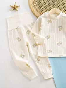 ชุดชั้นในเด็กผ้าฝ้ายแท้เอวสูง อบอุ่น ชุดนอน ชุดเด็กชาย ชุดเด็กหญิง ชุดนอนฤดูใบไม้ร่วง ชุดนอนฤดูหนาว ชุดนอนเด็ก ชุดนอนเด็ก