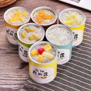 Mixed Fruit and Yogurt Sago Can with Various Flavors