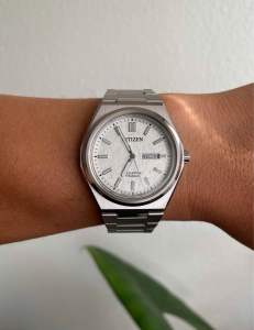 ĐỒNG HỒ NAM CHÍNH HÃNG CITIZEN AW0130-85A Eco-Drive Super Titanium Silver Dial Sapphire Men Watch