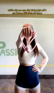 Dây Tập Kháng Lực Số 8 KB-110 Tập Gym Đa Năng Dây Kháng Lực Tập Yoga Chất Liệu Silicone Bền Bỉ