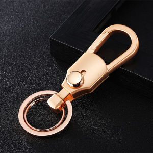 Business Style Car Keychain Waist Loop Simple Personalized Gift Metal Material Creative Festival Supplies by Jobon