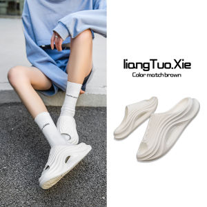 You Jump Mens Summer Outdoor Indoor Home Anti-Slip Comfortable Odorless Slip-On Sandals Casual Style EVA Material