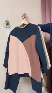 Setelan One Set Melya Setelan Wanita Crinkle Airflow Terbaru Kekinian Trendy